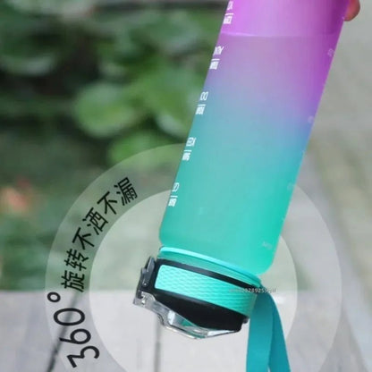 Pretty Portable 1L Leakproof Gym Water Bottle for Travel & Fitness - TechNova