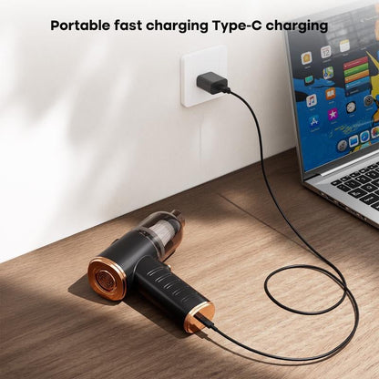 Car and Home 2 - In - 1 4500Pa Hurricane Suction Handheld Vacuum Cleaner - TechNova