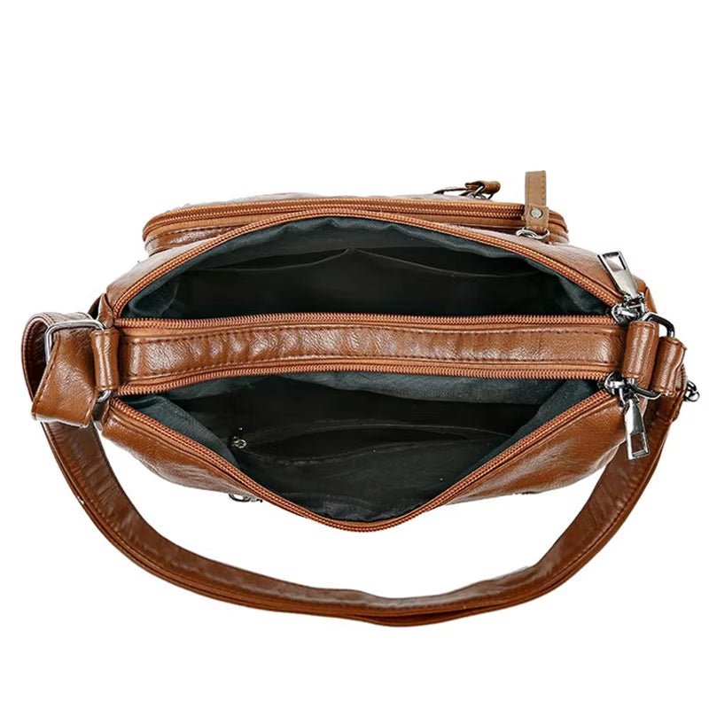 Stylish Crossbody Bag with Adjustable Straps & Woven Design - Women's Commuter Purse - TechNova
