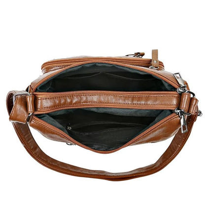 Stylish Crossbody Bag with Adjustable Straps & Woven Design - Women's Commuter Purse - TechNova