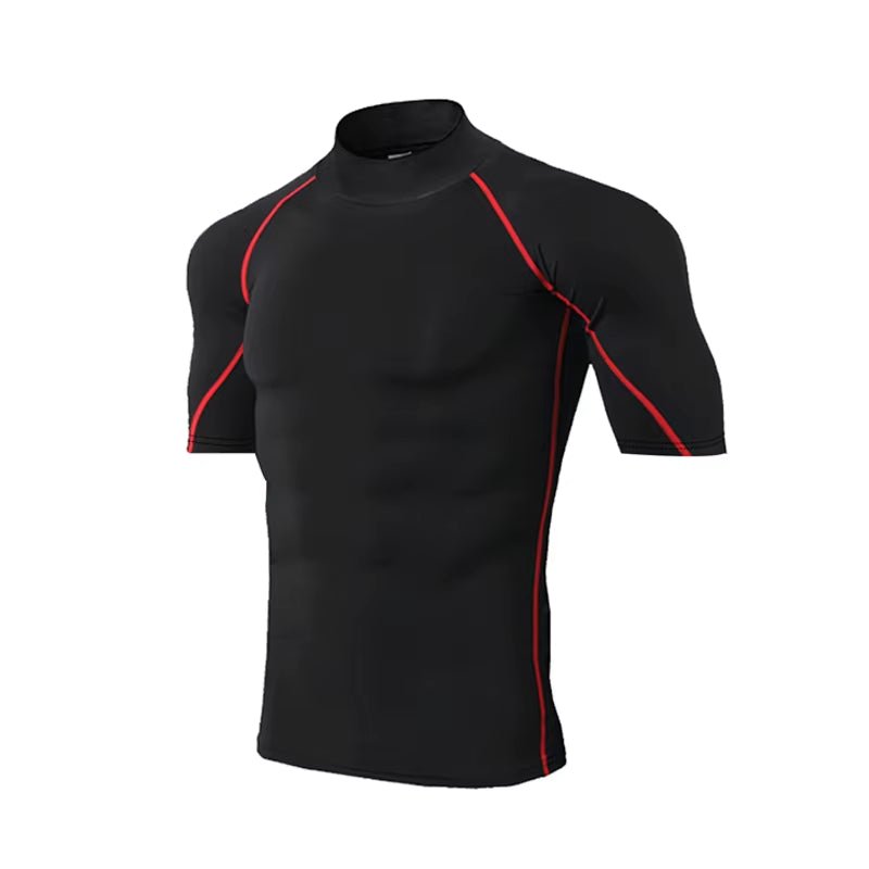 Men's Compression Sportswear Tee - Quick Dry Bodybuilding Workout Shirt - TechNova