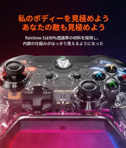 BIGBIG WON BLITZ2 Wireless Controller, 16 Fully Mechanical Micro Switch, 2000Hz Report Rate, TMR Electromagnetic Joysticks, PC Controller for PC/Switch/iOS/Android - TechNova