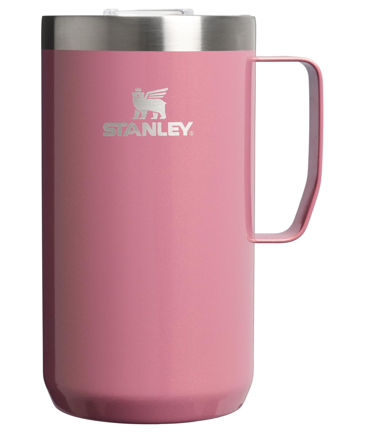 STANLEY Everyday Camp Mug | Drink Through Lid | Cup for Coffee, Tea and Drinks | Insulated Stainless Steel Coffee Mug | BPA - Free - TechNova