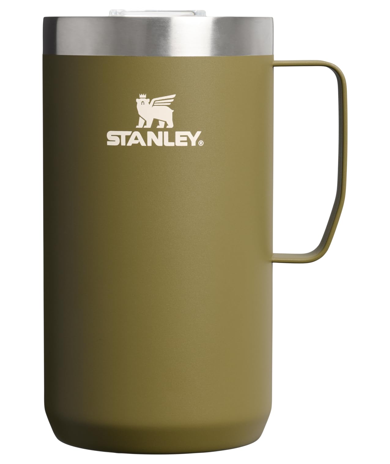 STANLEY Everyday Camp Mug | Drink Through Lid | Cup for Coffee, Tea and Drinks | Insulated Stainless Steel Coffee Mug | BPA - Free - TechNova