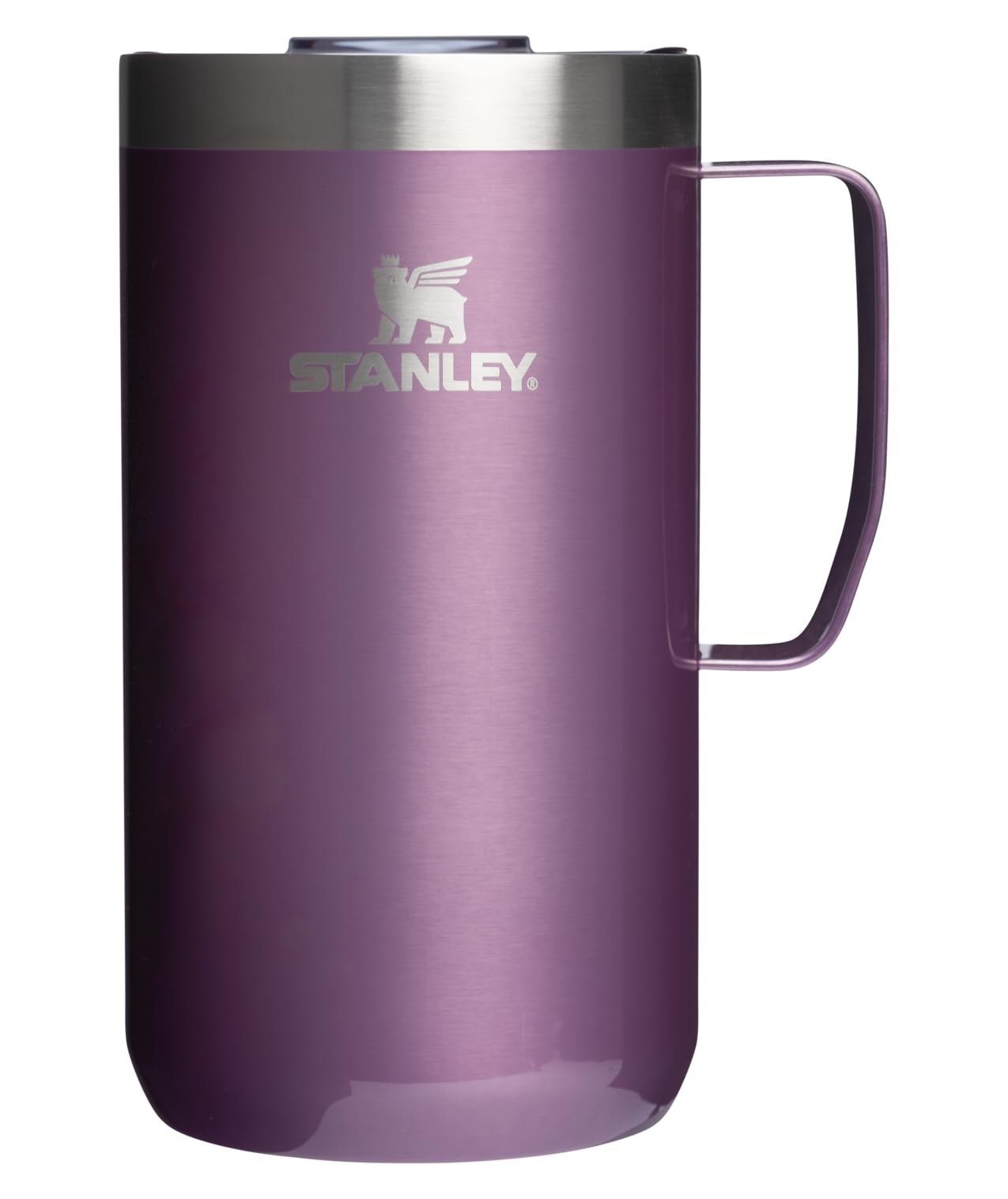 STANLEY Everyday Camp Mug | Drink Through Lid | Cup for Coffee, Tea and Drinks | Insulated Stainless Steel Coffee Mug | BPA - Free - TechNova