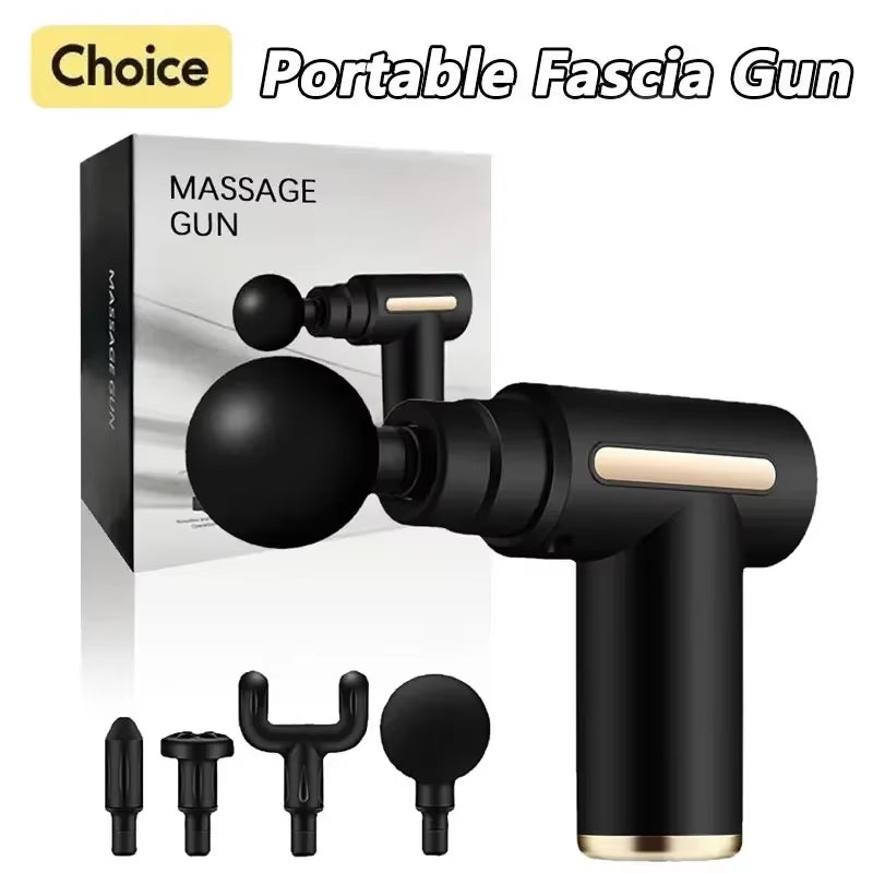 Fascia Gun Muscle Relaxation Massager Electric Vibration Massage Gun Professional Grade Neck Membrane Gun - TechNova