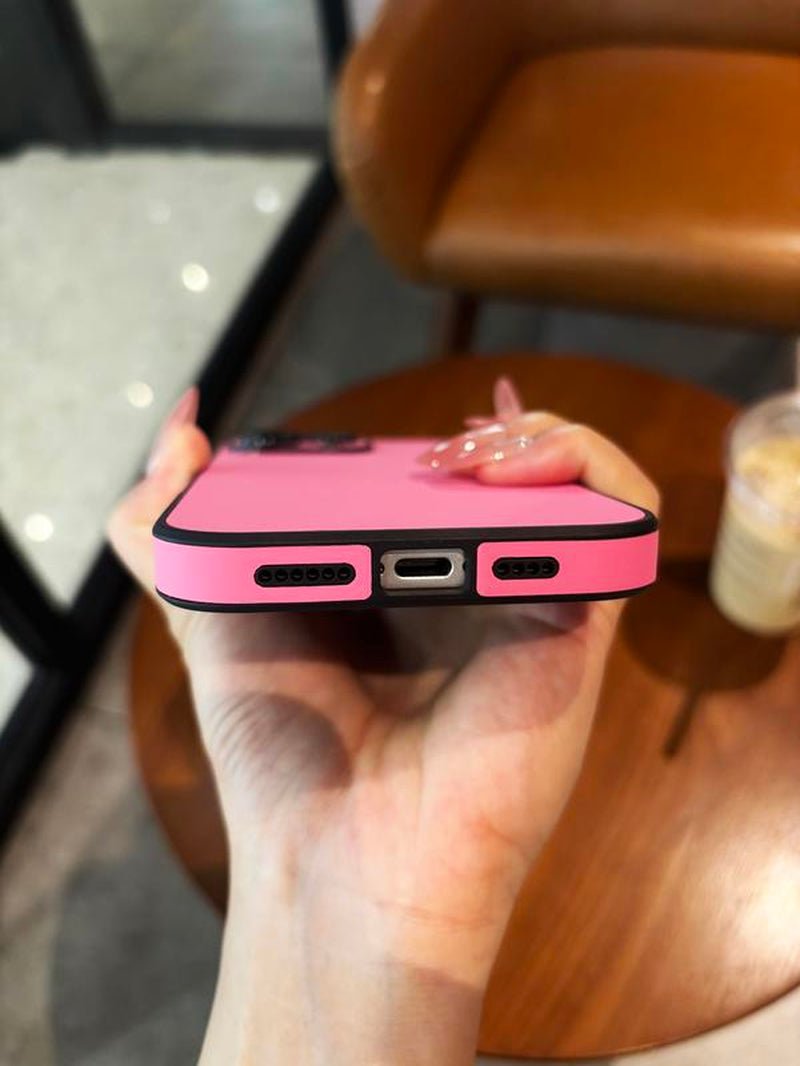 Classy Full Edge Leather Texture Phone Case with Edge Wrap Design, Shockproof Slim Cover, Built in Lens Protector for Iphone 16/15/14/13 PRO MAX - TechNova