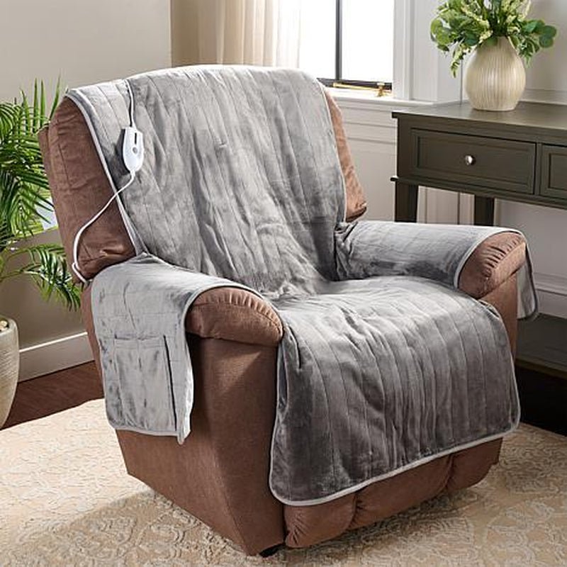 Improvements Heated Recliner Slip Cover - TechNova