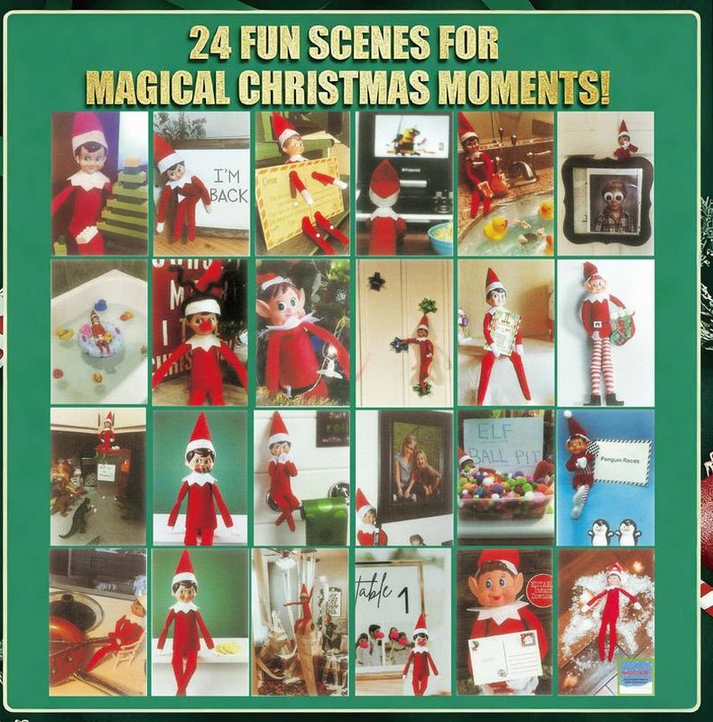 2025 Magical Christmas Elf Kit: Countdown to Christmas with 24 Days of Enchanting Elf Adventures & Decorations - TechNova