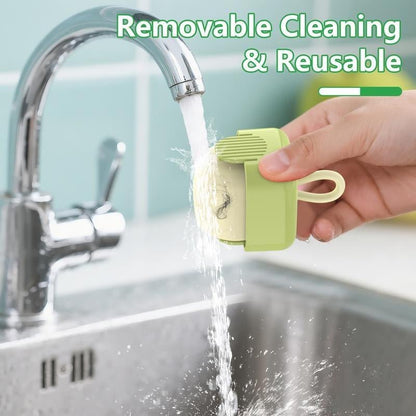 2 - Pack Reusable Mini Lint Rollers – Washable Sticky Removers for Pet Hair, Portable for Clothes, Travel & Household - TechNova