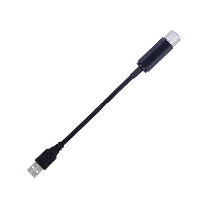 Adjustable USB LED Galaxy Projector Night Light for Car, Ceiling & Bedroom - TechNova