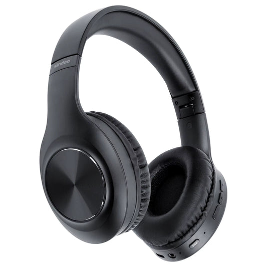 JH - ANC923 Active Noise Cancelling Wireless Headset Foldable Over - Ear Bluetooth Headphone with Mic Hi - Fi Stereo Deep Bass - TechNova