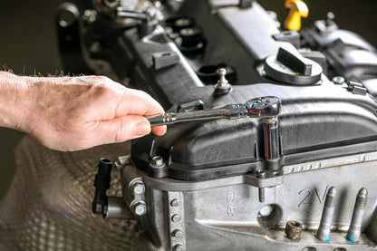 Premium Chrome Vanadium Steel Flex Head Ratchet - Quick Release Design - 3/8-Inch Drive - TechNova