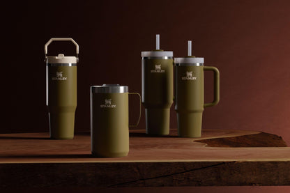 STANLEY Everyday Camp Mug | Drink Through Lid | Cup for Coffee, Tea and Drinks | Insulated Stainless Steel Coffee Mug | BPA - Free - TechNova