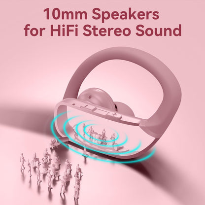 bmani Ear Buds Wireless Earbuds Bluetooth Headphones with 80H Playtime LED Display Case, Over - Ear Hook with Mic, Stereo Sound, Easy Button Controls, Sports Earphones for Running Workout Gym Black - TechNova