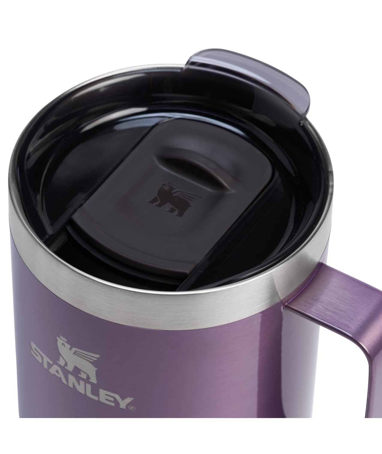 STANLEY Everyday Camp Mug | Drink Through Lid | Cup for Coffee, Tea and Drinks | Insulated Stainless Steel Coffee Mug | BPA - Free - TechNova