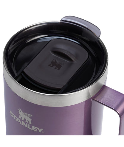 STANLEY Everyday Camp Mug | Drink Through Lid | Cup for Coffee, Tea and Drinks | Insulated Stainless Steel Coffee Mug | BPA - Free - TechNova
