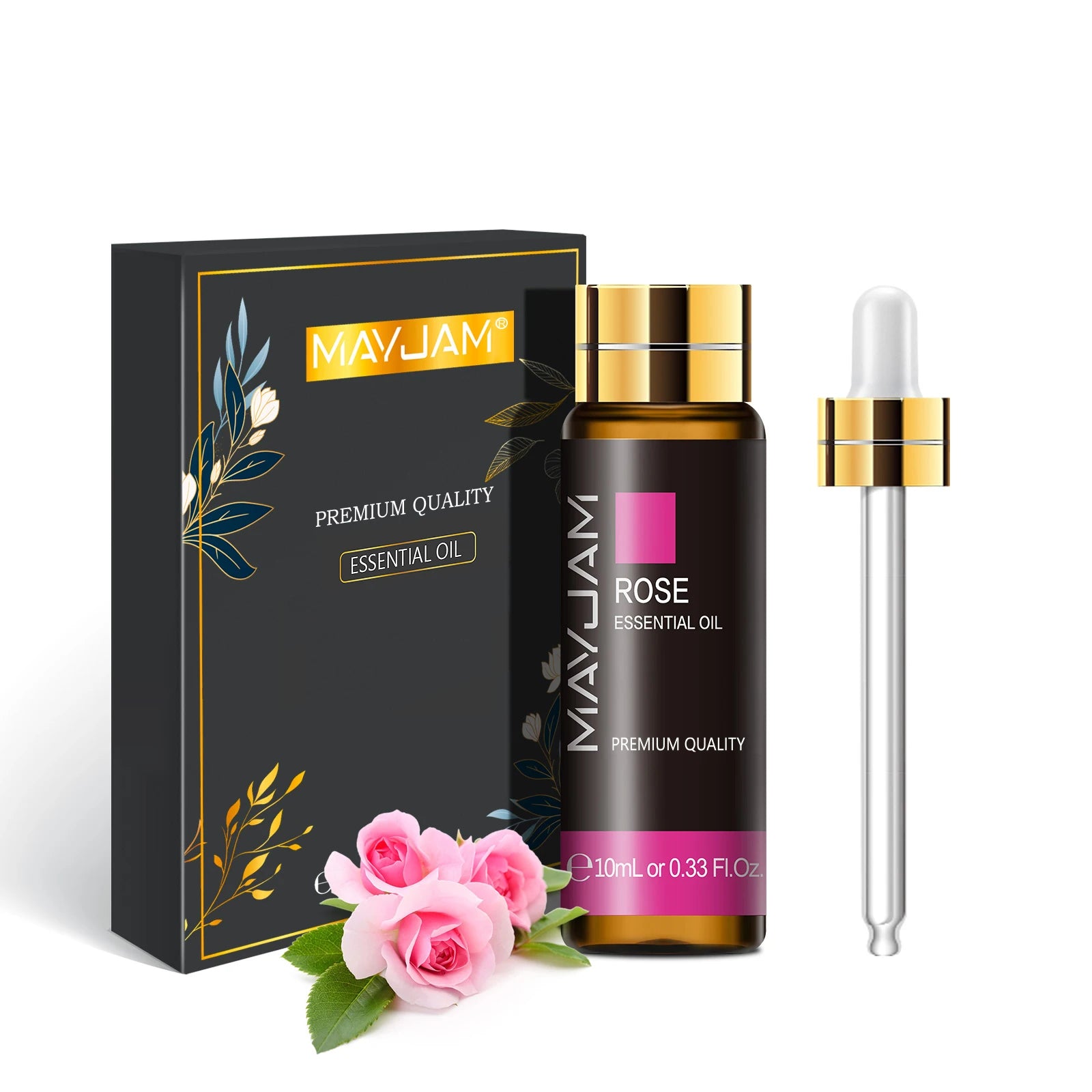 10Ml Pure Plant Essential Oil for Humidifier Diffusers Mint Lavender Tea Tree Rose Vanilla Sandalwood Jasmine Pure Nature Oil - TechNova