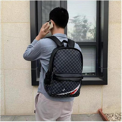 Fashion Schoolbag Leather Backpack Leisure Business Travel Multifunctional Backpack Laptop Bag - TechNova