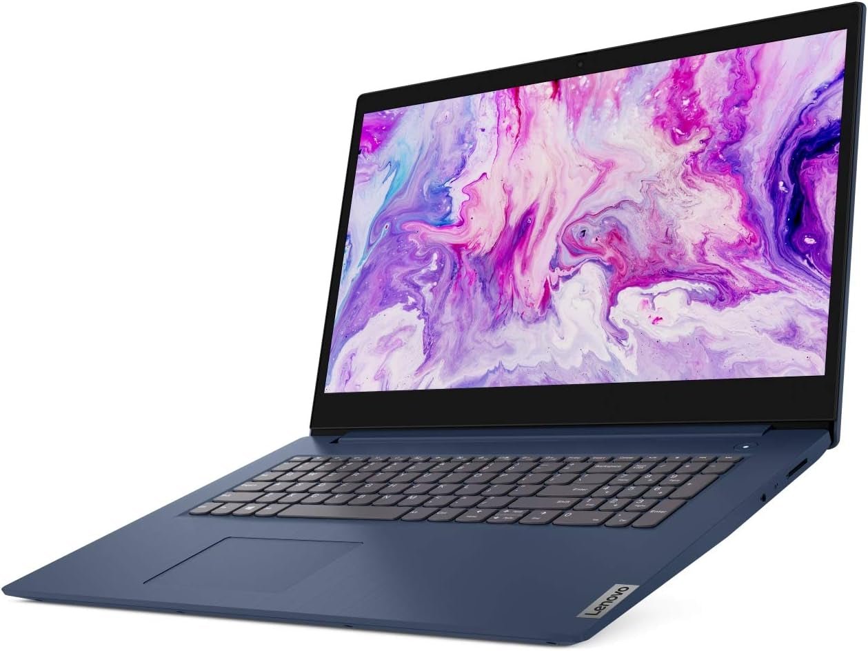 2021 Ideapad 3 Laptop, 17.3" HD+, Intel Core I5 - 1035G1 Processor, HDMI, Bluetooth, Wi - Fi, Webcam, Online Class, Zoom, Windows 10, Abyss Blue, KKE Bundle (20GB RAM | 1TB SSD) - TechNova