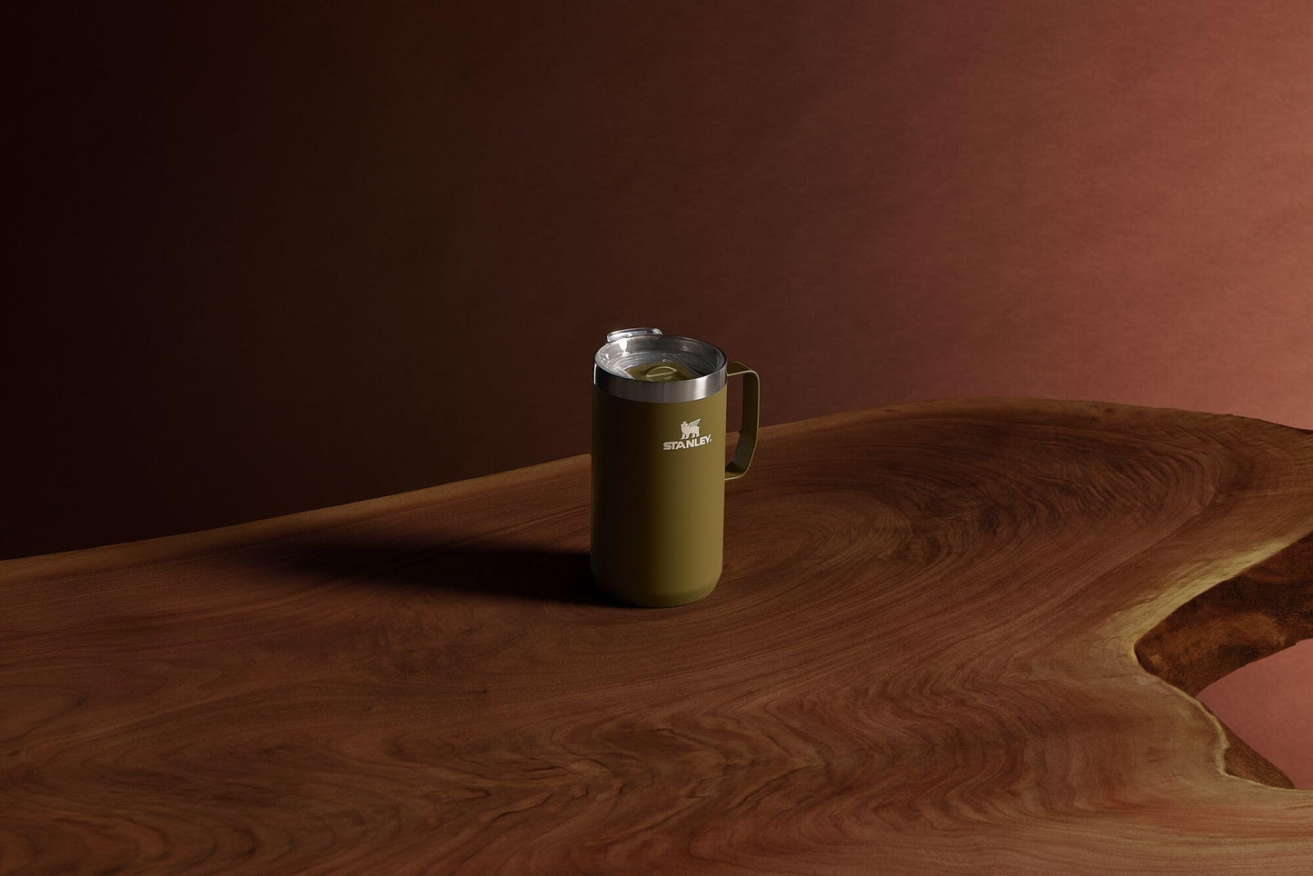 STANLEY Everyday Camp Mug | Drink Through Lid | Cup for Coffee, Tea and Drinks | Insulated Stainless Steel Coffee Mug | BPA - Free - TechNova