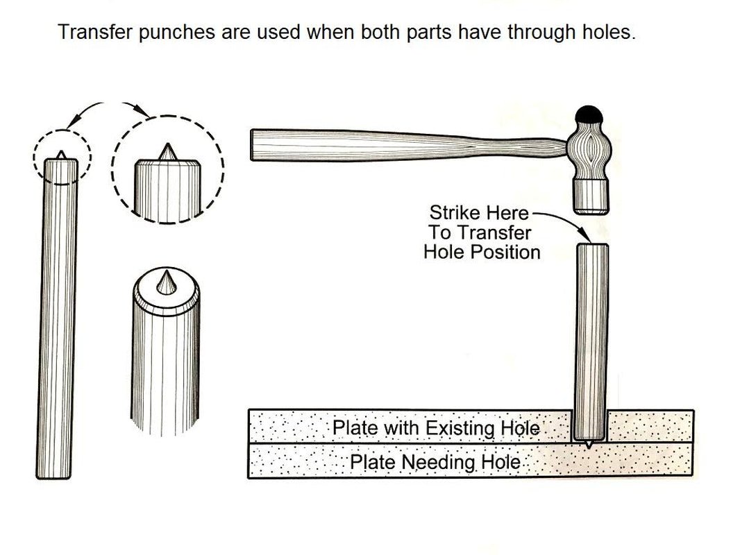 8600 - 0041 28 Piece Transfer Punch Set, 3/32" - 1/2" - TechNova