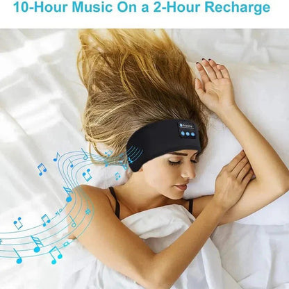 Bluetooth Sleep Headband – Wireless Headphones, Built - In Speakers, Comfortable Fabric, 10 - Hour Battery Life - TechNova