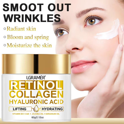 Retinol Face Cream - Anti Aging Moisturizer & Wrinkle Remover - 30&60ML - TechNova