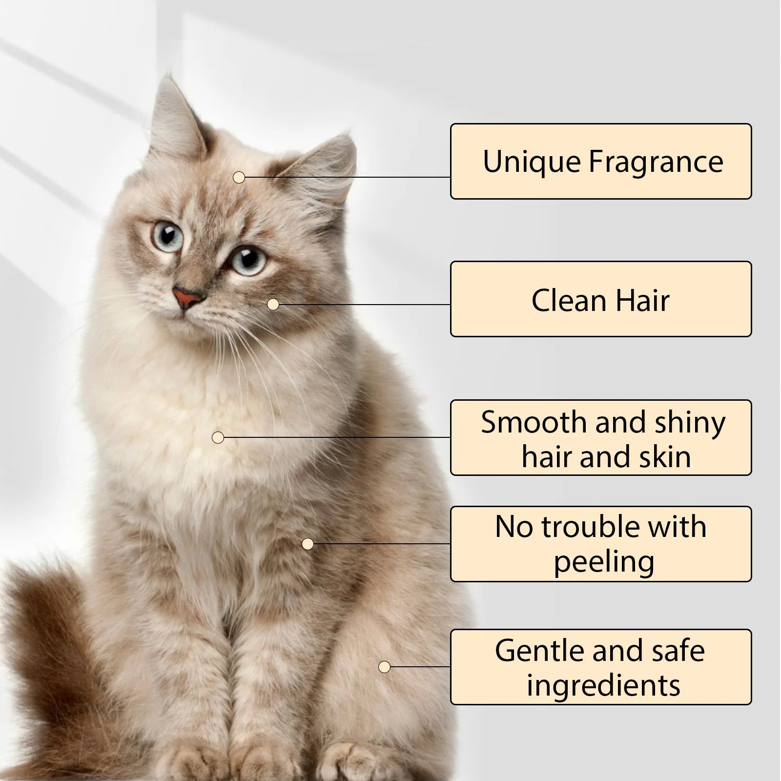 Flea-Killing Pet Shampoo for Dog Grooming - Soften Hair, Deodorize, Reduce Itching - TechNova