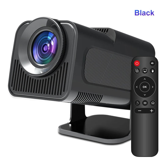 2025 4K Projector with Android 11, 1080p Resolution, Dual WiFi & Bluetooth - TechNova