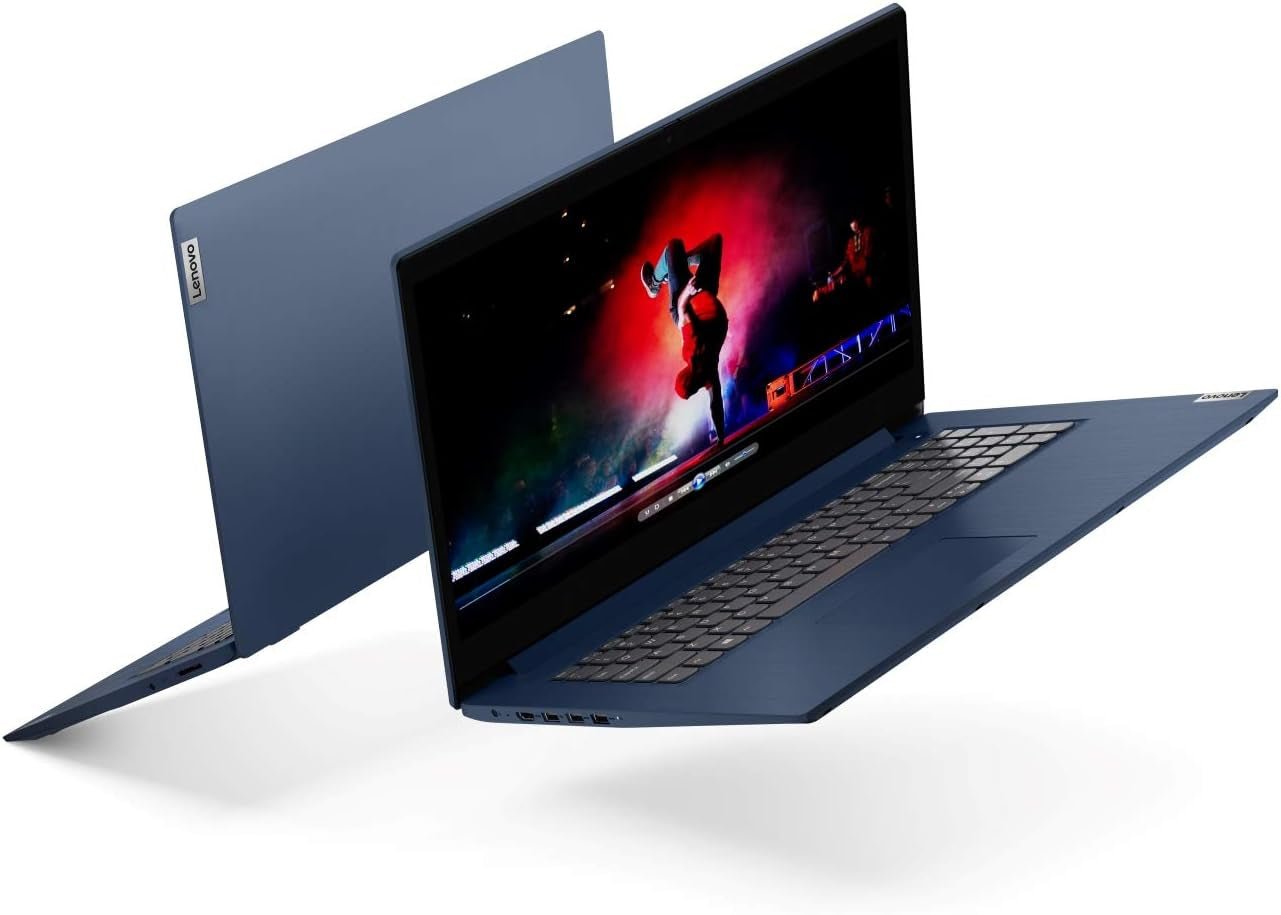 2021 Ideapad 3 Laptop, 17.3" HD+, Intel Core I5 - 1035G1 Processor, HDMI, Bluetooth, Wi - Fi, Webcam, Online Class, Zoom, Windows 10, Abyss Blue, KKE Bundle (20GB RAM | 1TB SSD) - TechNova