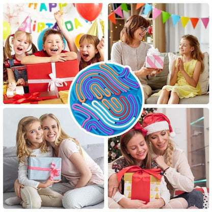 Sensory Activity Board Silicone Pad Early Learning Games Early Education Toys Party Favors for Christmas, Birthday, Halloween, Thanksgiving, School Day Kindergarten Activity Tools Stress Relief Quiet Toys - TechNova