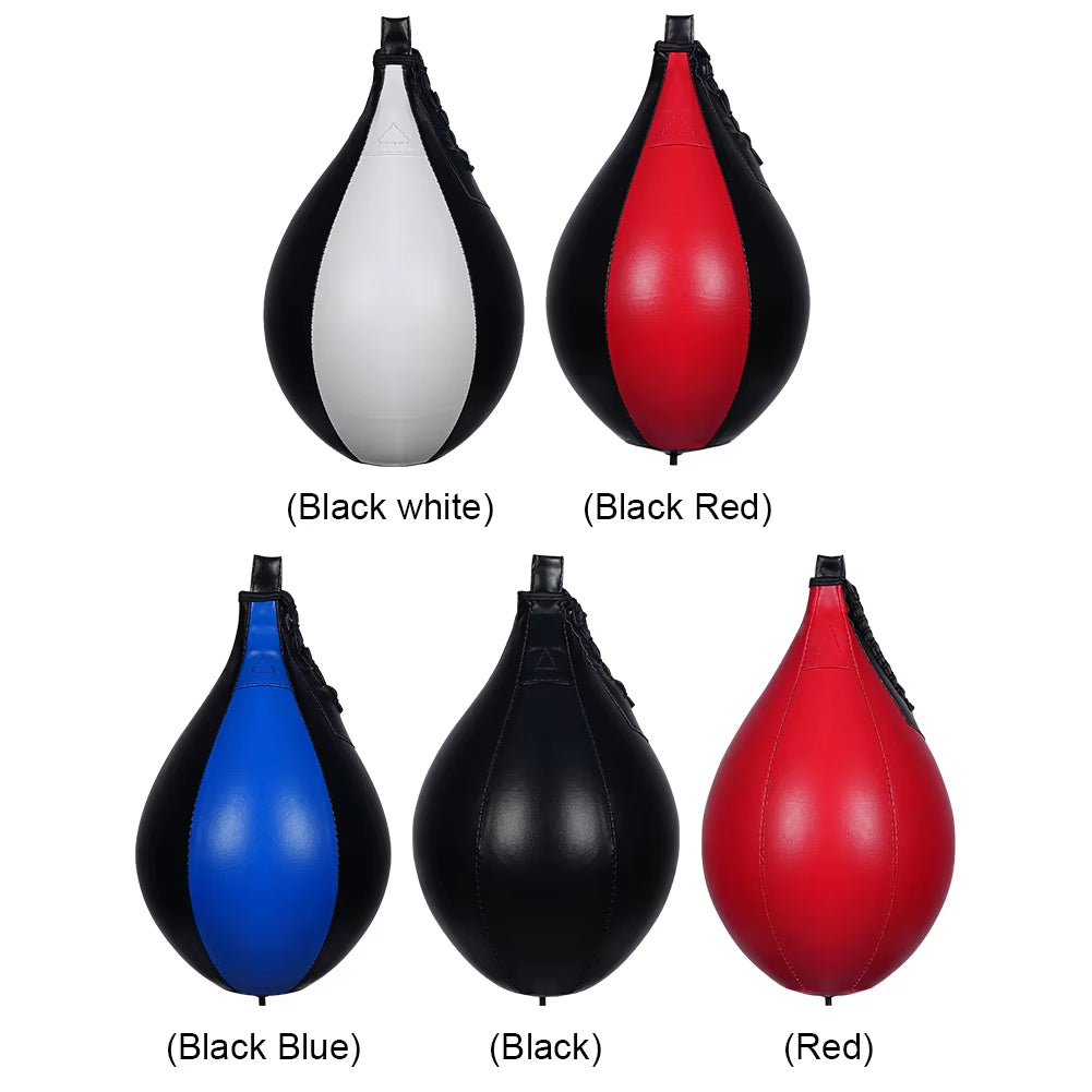 Boxing Speed Ball Hanging Punching Bag PU Leather Boxing Reflex Ball Stress Relief Boxing Striking Bag Boxing Equipment - TechNova