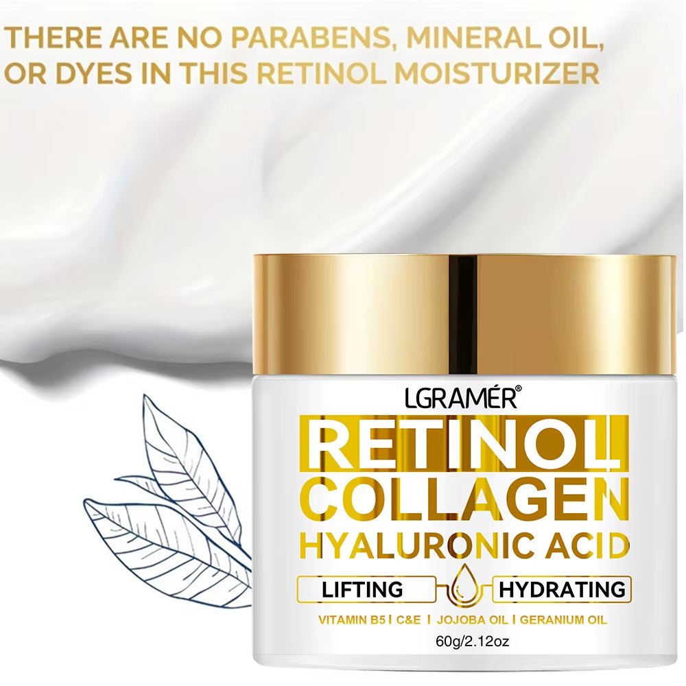 Retinol Face Cream - Anti Aging Moisturizer & Wrinkle Remover - 30&60ML - TechNova