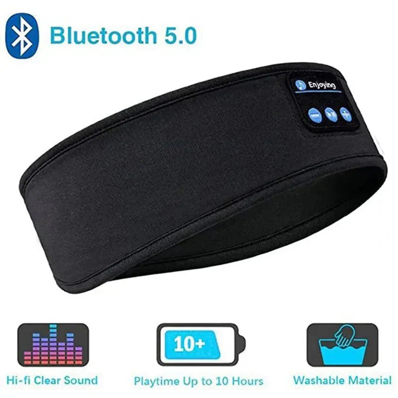 Bluetooth Sleep Headband – Wireless Headphones, Built - In Speakers, Comfortable Fabric, 10 - Hour Battery Life - TechNova