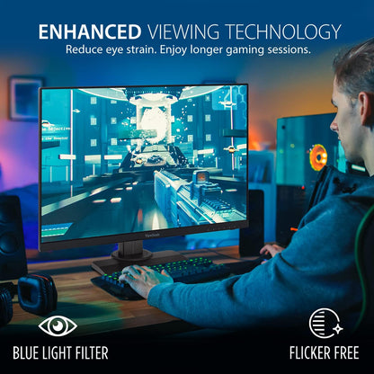 XG2431 24 Inch 1080P Gaming Monitor with 240Hz, 0.5Ms, Freesync Premium, NVIDIA G - Sync Compatible, Advanced Ergonomics, Eye Care, HDR400 - TechNova