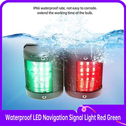 IP66 Waterproof LED Navigation Signal Light Marine Boat Yacht Accessories Marine Navigation Signal Lights 12V/24V - TechNova