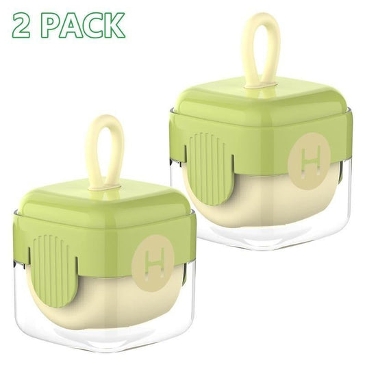 2 - Pack Reusable Mini Lint Rollers – Washable Sticky Removers for Pet Hair, Portable for Clothes, Travel & Household - TechNova