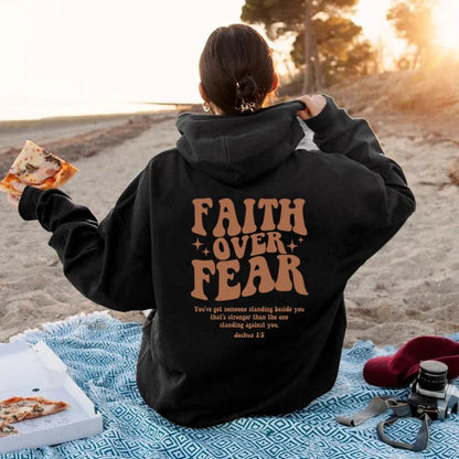 Christian Faith Sweatshirt - Trendy Religious Hoodie for Women - TechNova