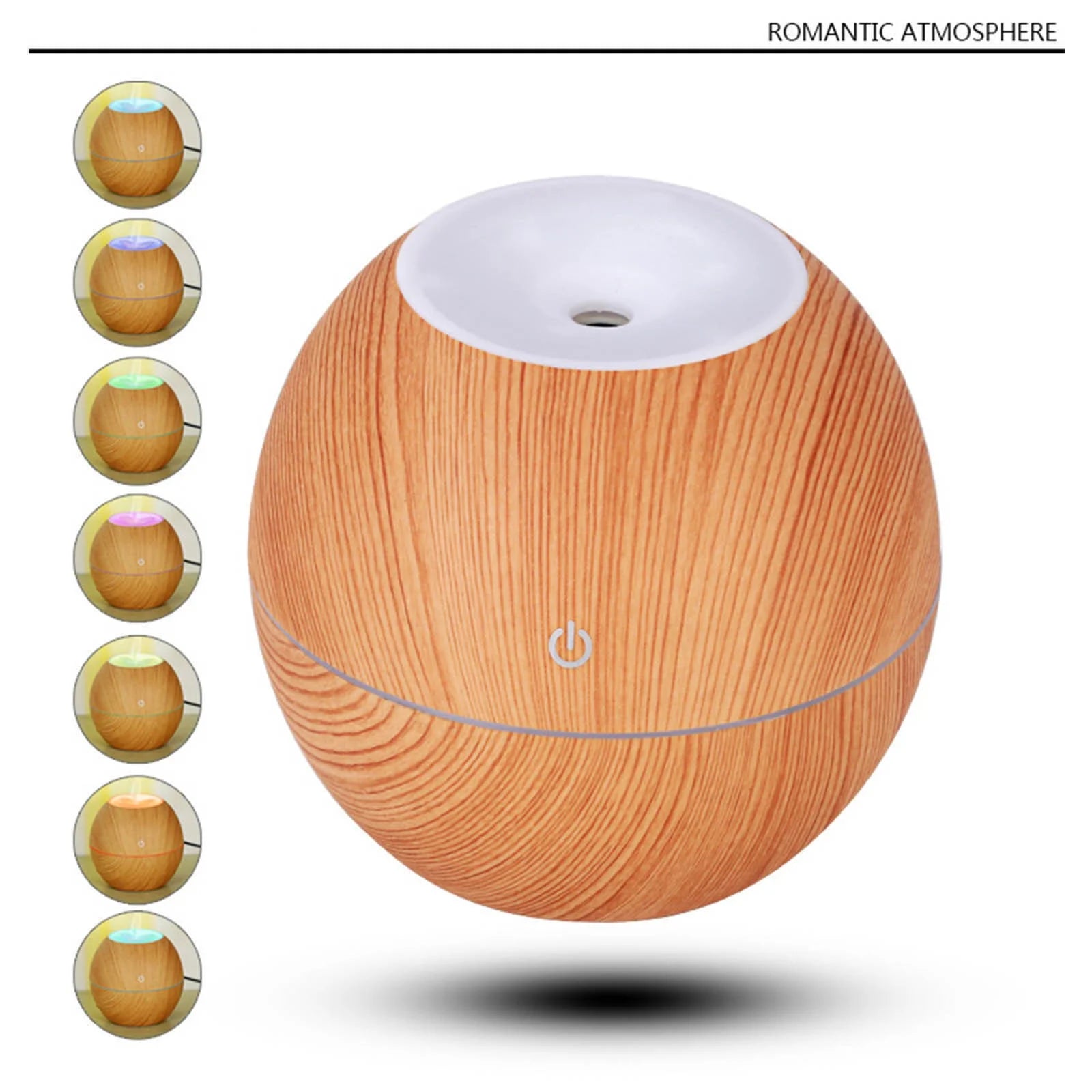 Ultrasonic Essential Oil Diffuser & Humidifier with Color-Changing LED - Large Room Vaporizer - TechNova