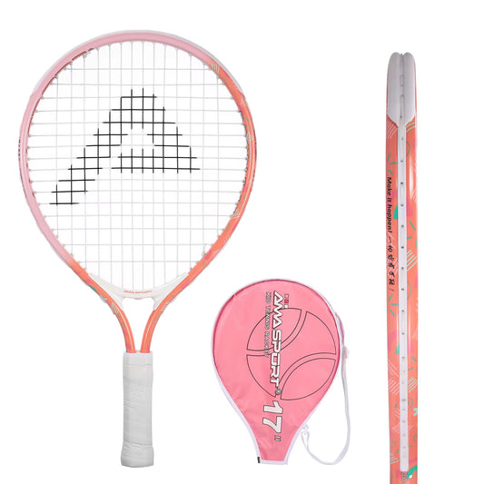 Tennis Rackets for Kids Aluminum Alloy 17'' with Cover Bag for Beginner Junior Children Tennis Racquet - TechNova