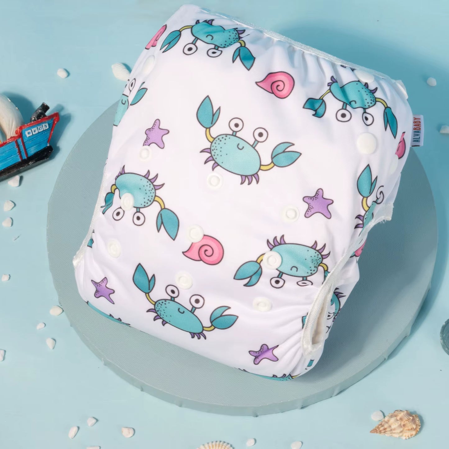 U Pick Big Size Swim Diaper Swimsuit Cool Fashion Reusable Swim Nappy for Babies 0 - 3 Years Old - TechNova