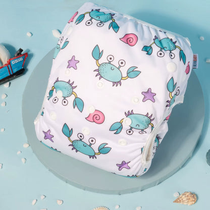 U Pick Big Size Swim Diaper Swimsuit Cool Fashion Reusable Swim Nappy for Babies 0 - 3 Years Old - TechNova