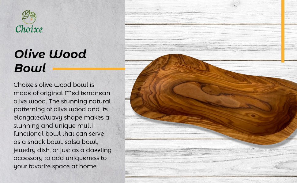 Mediterranean Olive Wood Multi - Purpose Bowl - TechNova