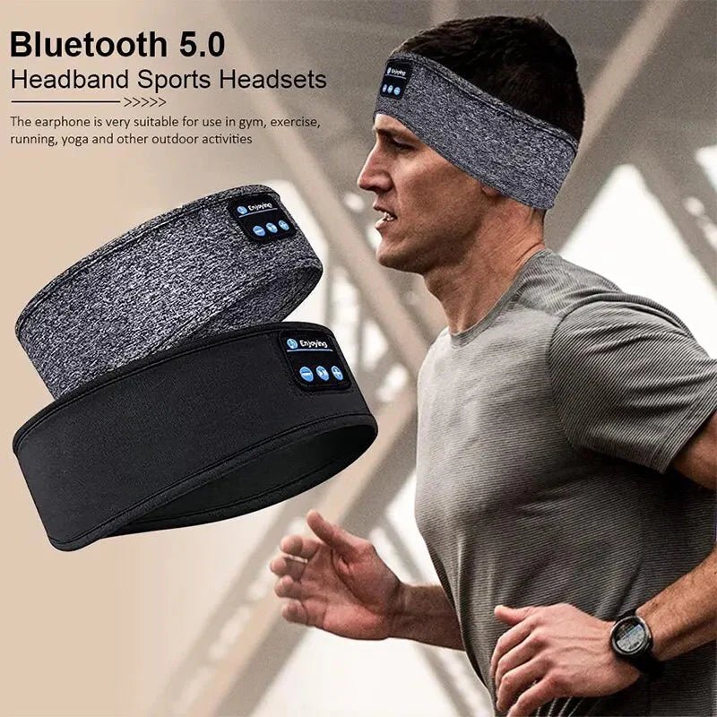 Bluetooth Sleep Headband – Wireless Headphones, Built - In Speakers, Comfortable Fabric, 10 - Hour Battery Life - TechNova