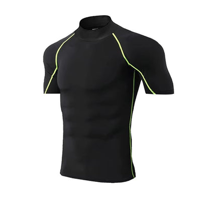 Men's Compression Sportswear Tee - Quick Dry Bodybuilding Workout Shirt - TechNova
