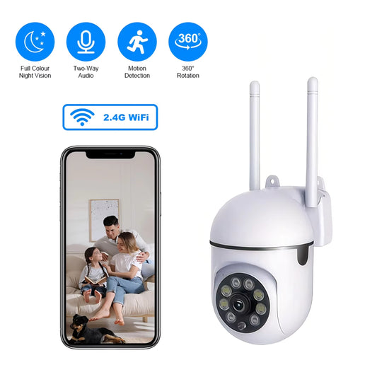 3MP IP Wifi Camera Baby Monitor Indoor Security Camera with Phone App 2 - Way Audio, Infrared Night Vision 2.4 Ghz - TechNova