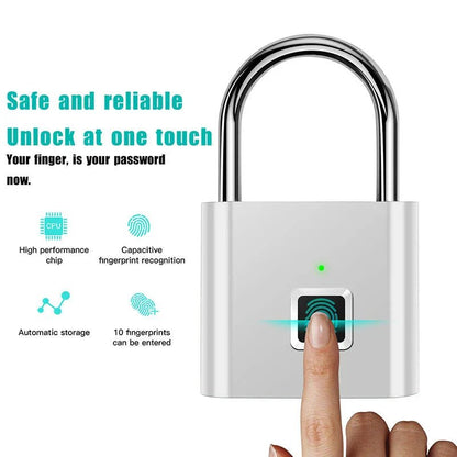 Smart Fingerprint Padlock - TechNova