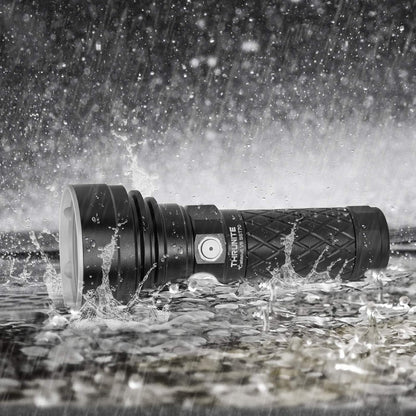 Catapult V6 SST70 USB - C Rechargeable Flashlight, 2836 Lumens, 692M Long Beam Distance, High - Performance LED Searchlight for Tactical, Camping, and Hiking, Black, Cool White - CW - TechNova