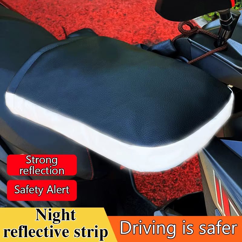 Waterproof Motorcycle Handlebar Muffs Winter Mitts Warm Gloves - Keep Hands Dry & Toasty! - TechNova